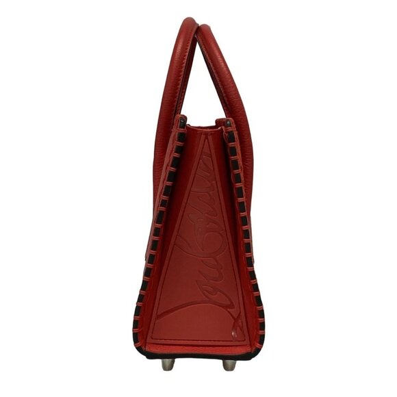 CHRISTIAN LOUBOUTIN Paloma S Mini - Red Leather Suede Handbag 616-042325 - Picture 3 of 15